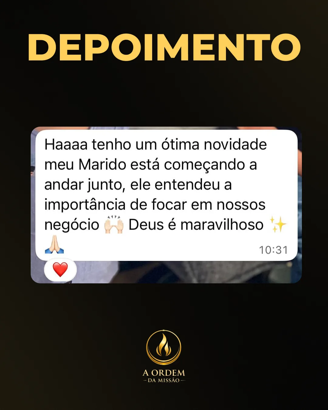 Depoimento de aluna 1
