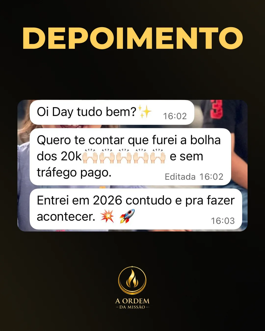 Depoimento de aluna 13