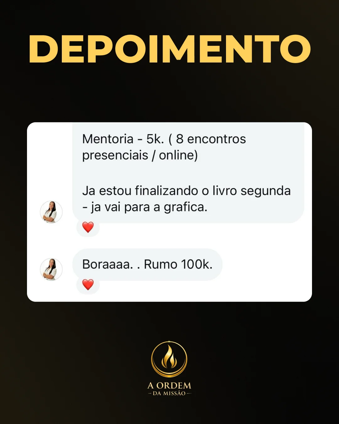 Depoimento de aluna 19